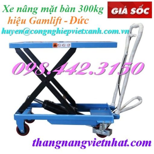Xe nâng mặt bàn 300kg Gamlift