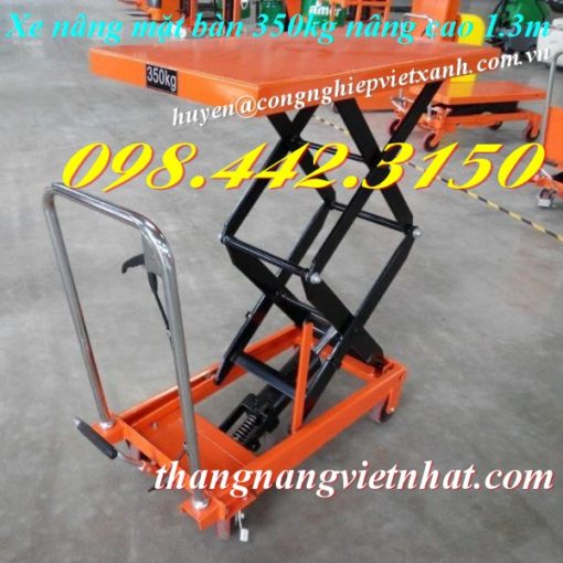 Xe nâng mặt bàn 350kg WP350-1.3M