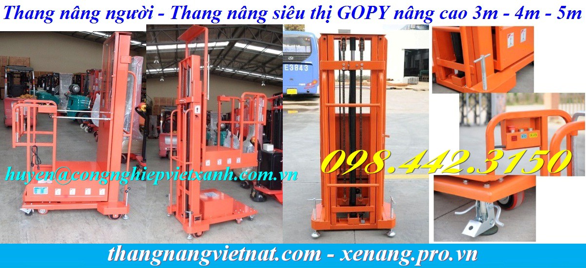 Thang nâng siêu thị GOPY