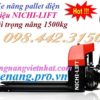 Xe nâng pallet chạy điện 1.5 tấn NICHI-LIFT JAPAN