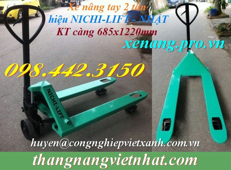 Xe nâng tay 2 tấn Nichi-lift