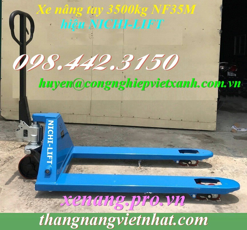 Xe nâng tay 3.5 tấn Nichi-lift