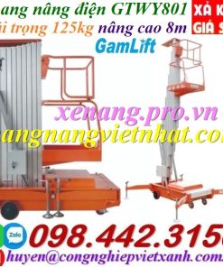 Thang nâng điện cao 8 mét - 125kg GTWY801 giá rẻ