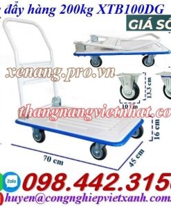 Xe đẩy hàng 200kg XTB100DG