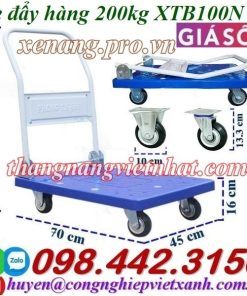 Xe đẩy hàng 200kg XTB100DN