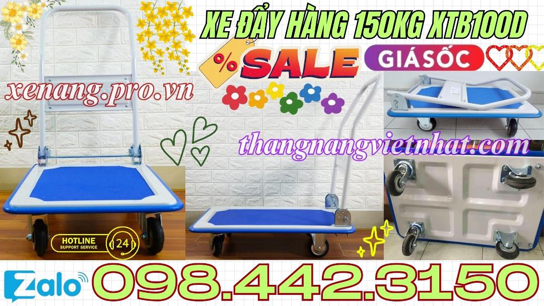 Xe đẩy hàng 150 kg XTB100D