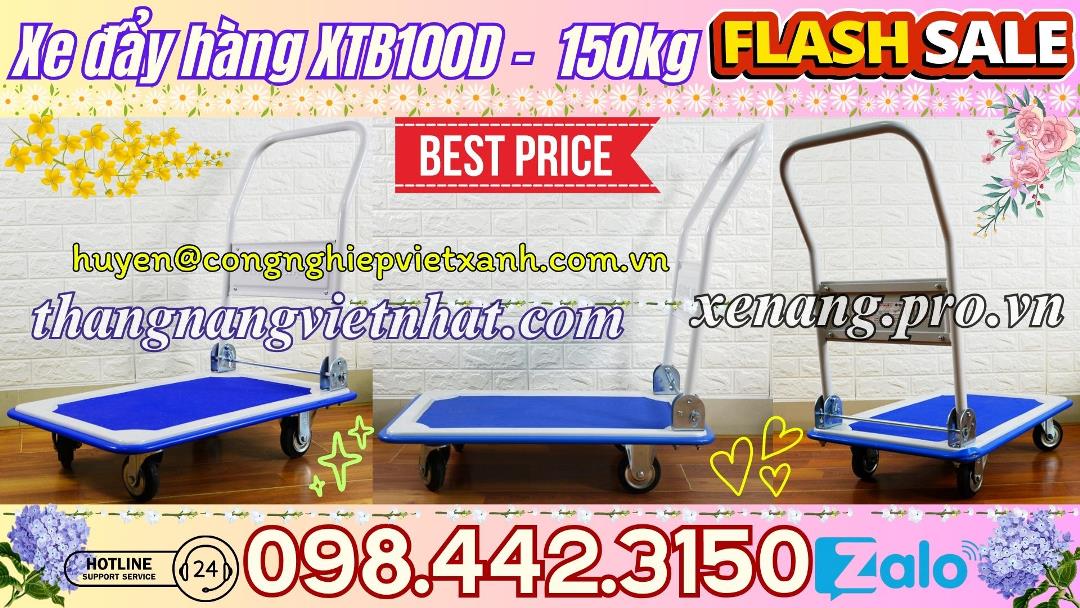 Xe đẩy hàng XTB100D 150kg