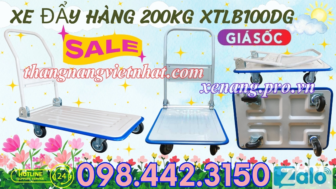 Xe đẩy hàng XTB100DG 200kg