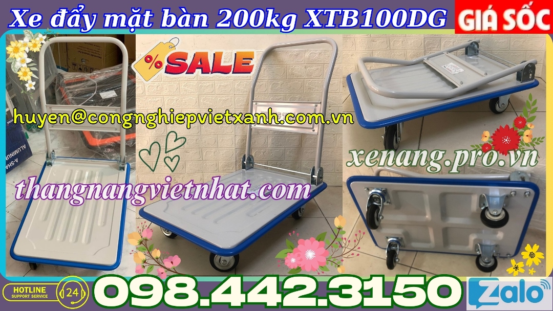 Xe đẩy hàng XTB100DG