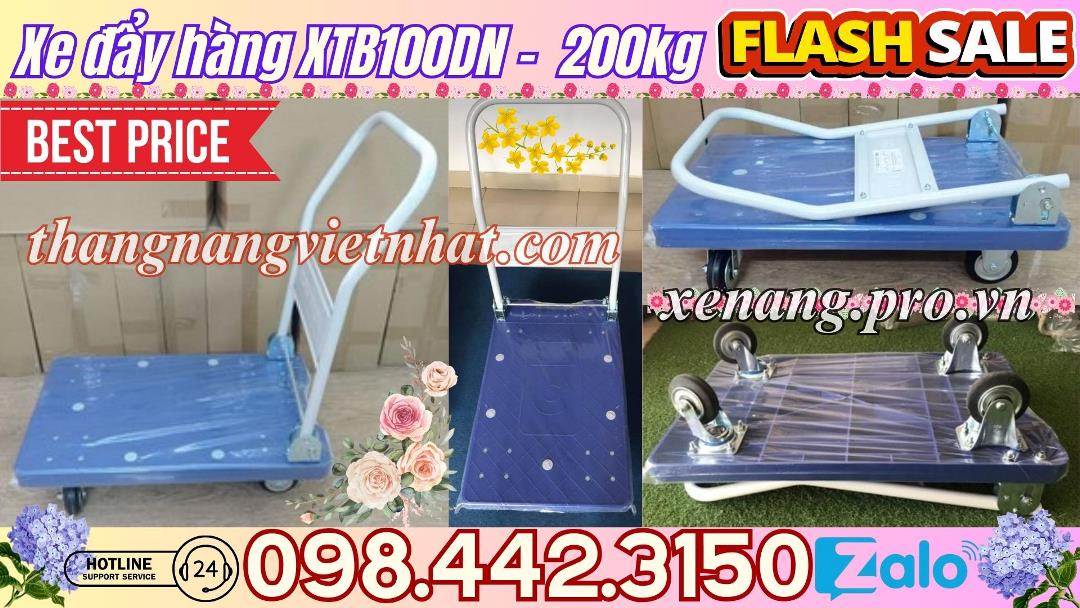 Xe đẩy hàng XTB100DN tải 200kg