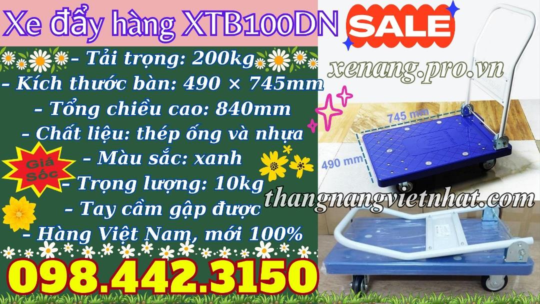 Xe đẩy hàng XTB100DN tải 200kg