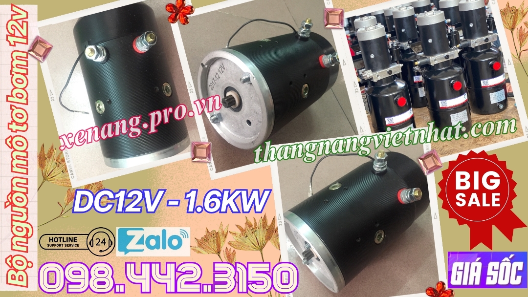 Bộ nguồn mô tơ bơm 12V