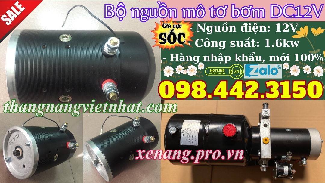 Bộ nguồn mô tơ bơm DC12V