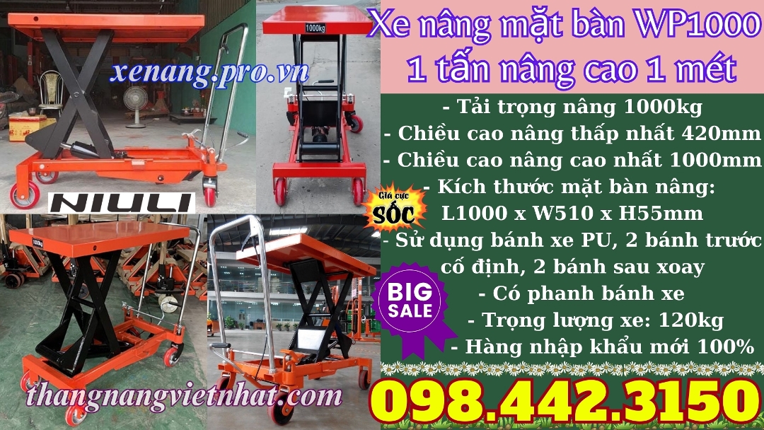 Xe nâng bàn WP1000