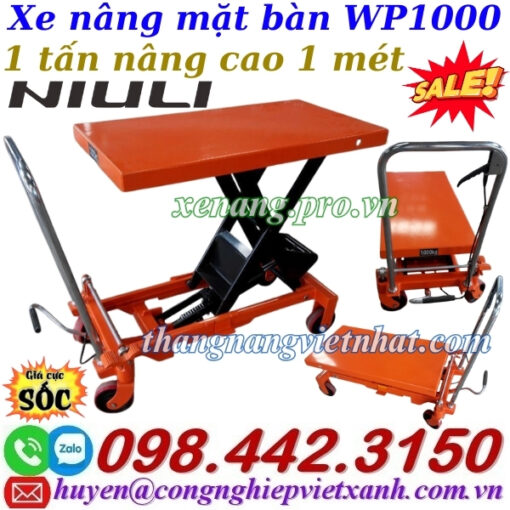 Xe nâng mặt bàn WP1000