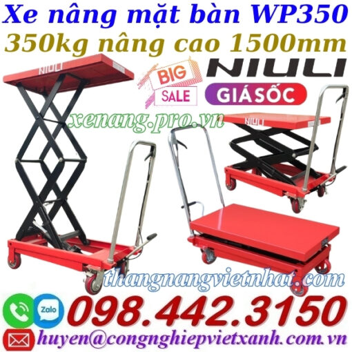 Xe nâng mặt bàn WP350