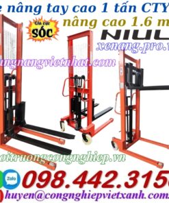 Xe nâng tay cao 1 tấn cao 1.6m CTY-A